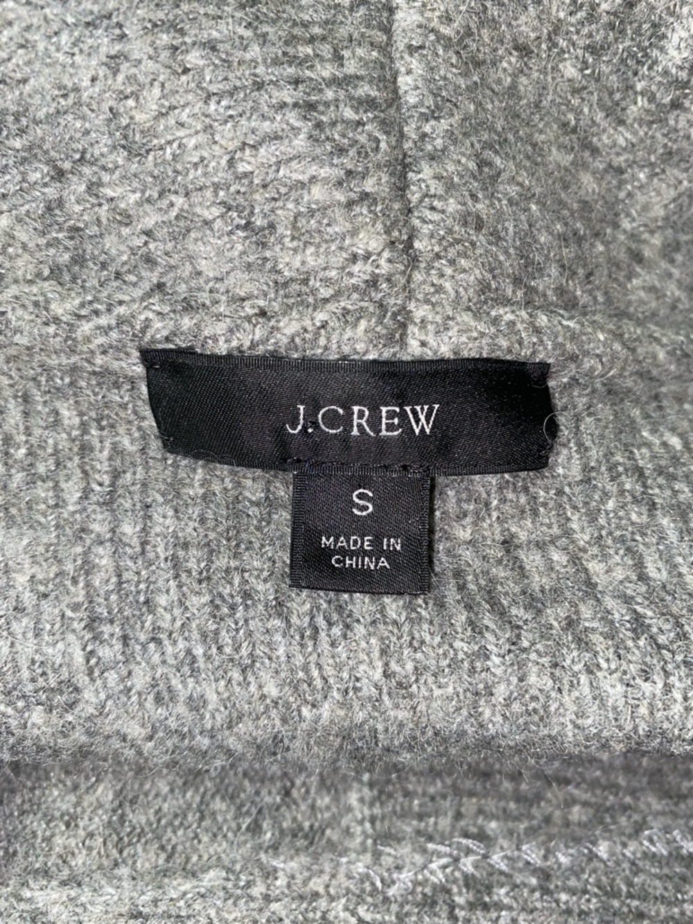 J. Crew • Grey • Merino Wool • Alpaca Knit • Sweater Blazer • Size Small - Picture 2 of 8